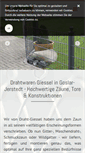 Mobile Screenshot of draht-giessel.de